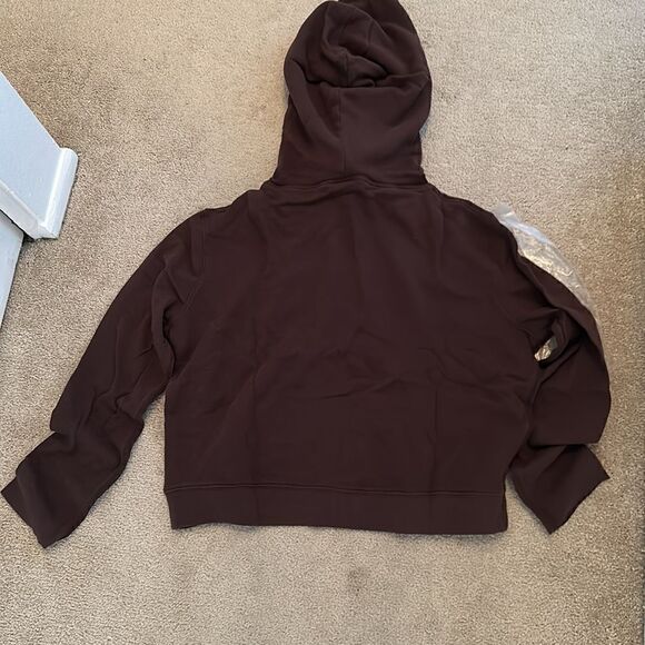 NWT Bandier Sincerely Jules Zip Up Brown Medium - Picture 4 of 4